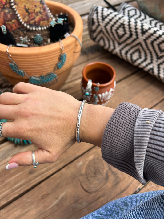 Silver Stacker Cuff