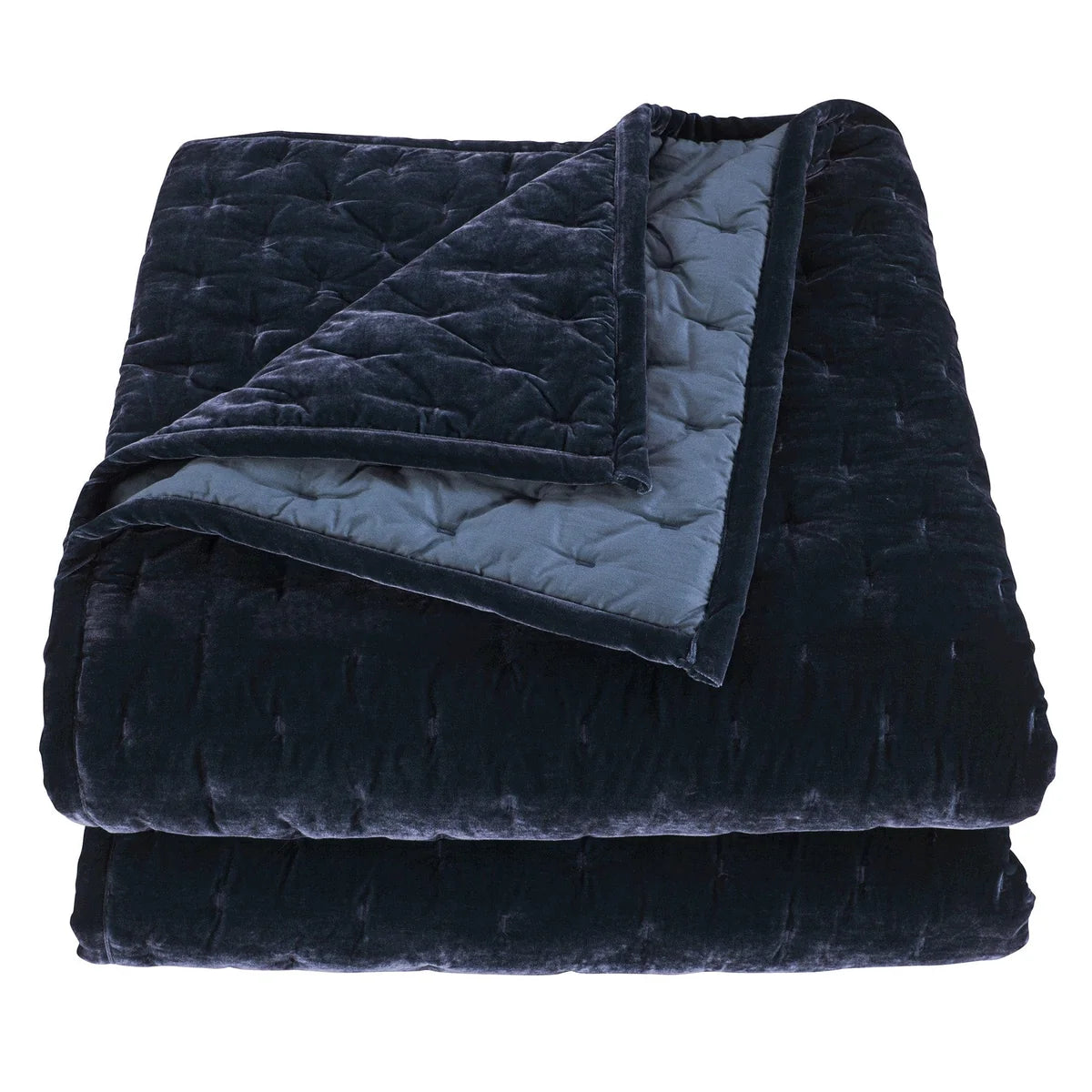 Stella Faux Silk Pintuck Quilt Set