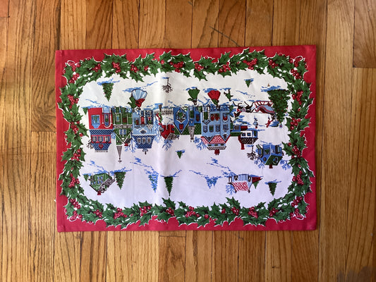 Victorian Christmas Placemats set of 4/14x19