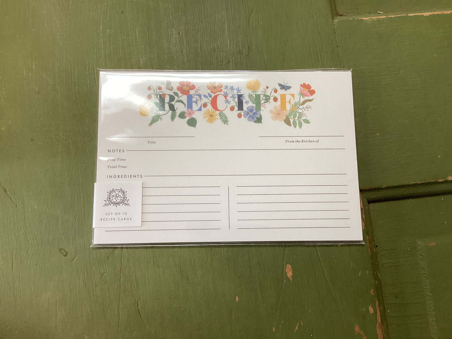 Rifle Paper Co Recipe Card
