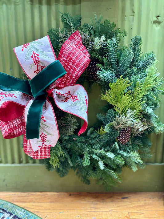 Fresh Wreath with bow