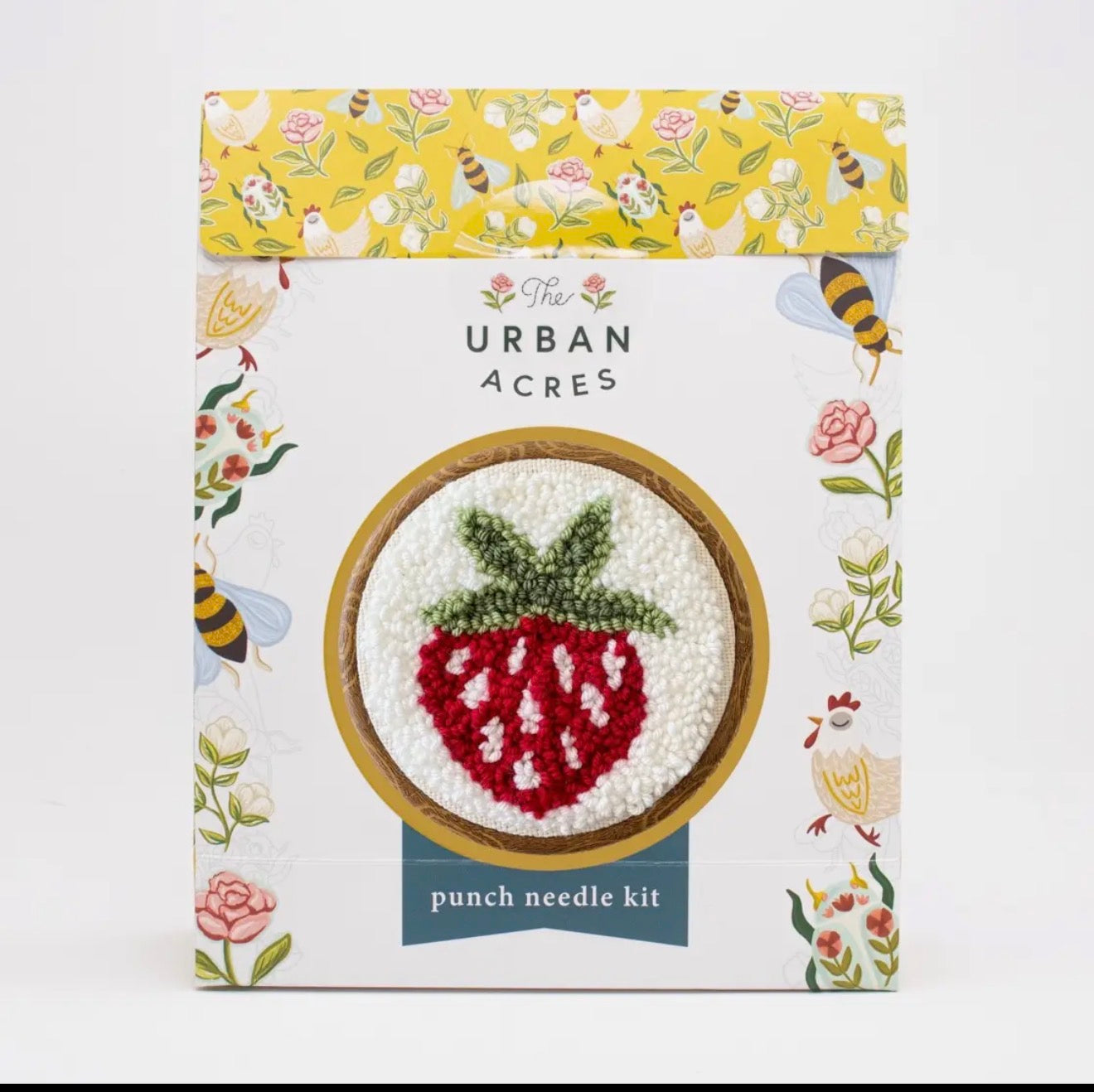 Punch Needle Strawberry Kit