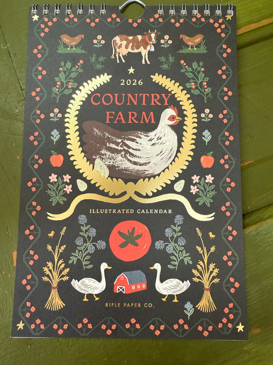 2026 Country Farm Kitchen Calendar