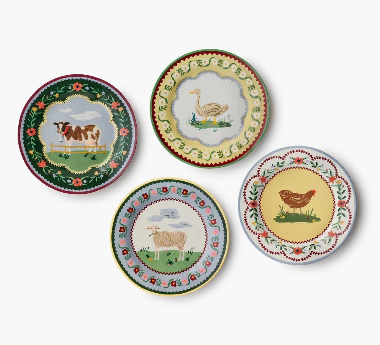 RiflePaperCo Home Sweet Home Dessert Plate Set