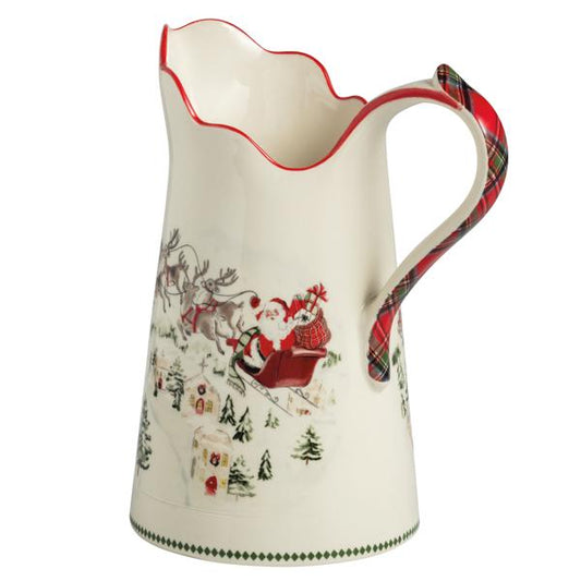 Santa Scene Pitcher