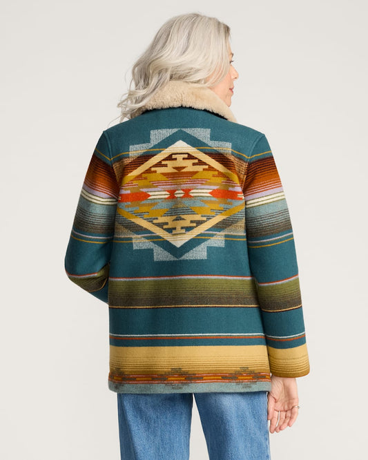 Pendleton Brownsville Coat Women’s Tumalo Teal
