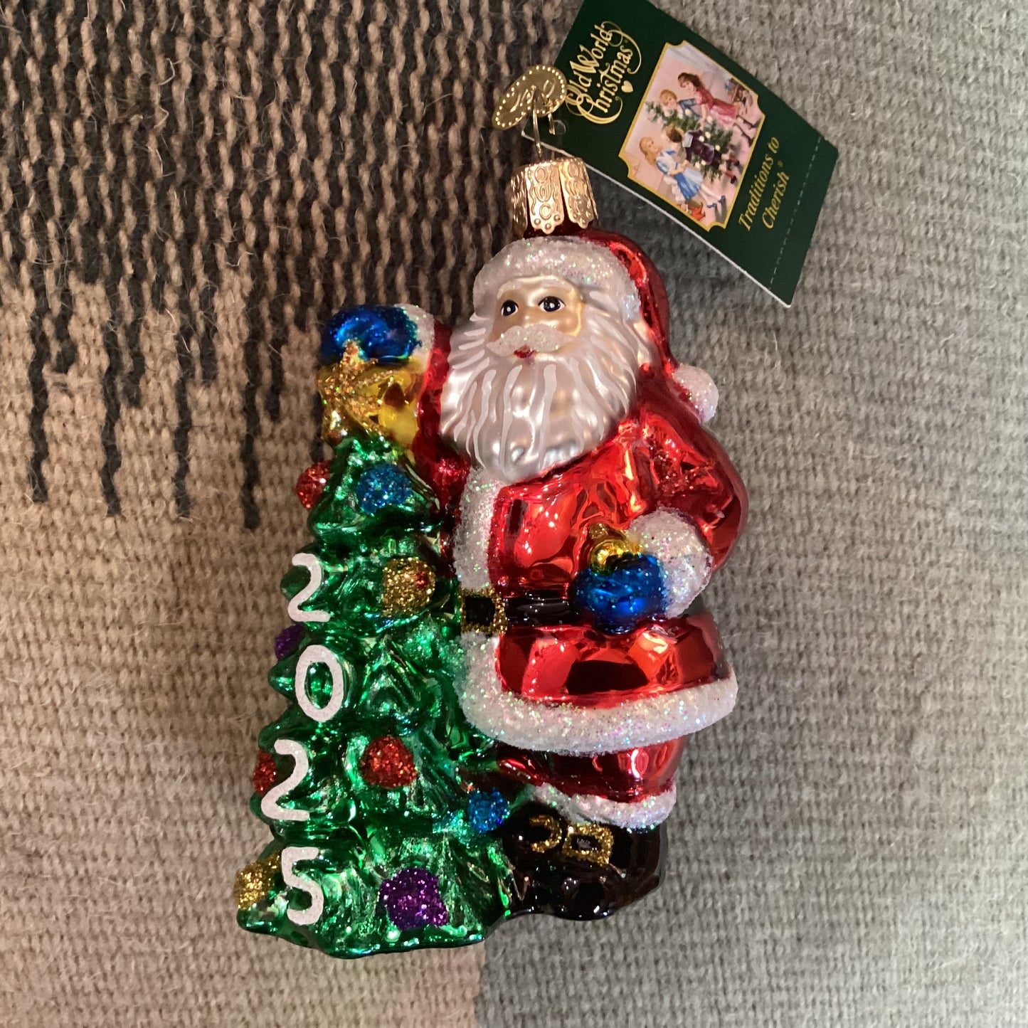 Old World Christmas 2025 Santa with Tree