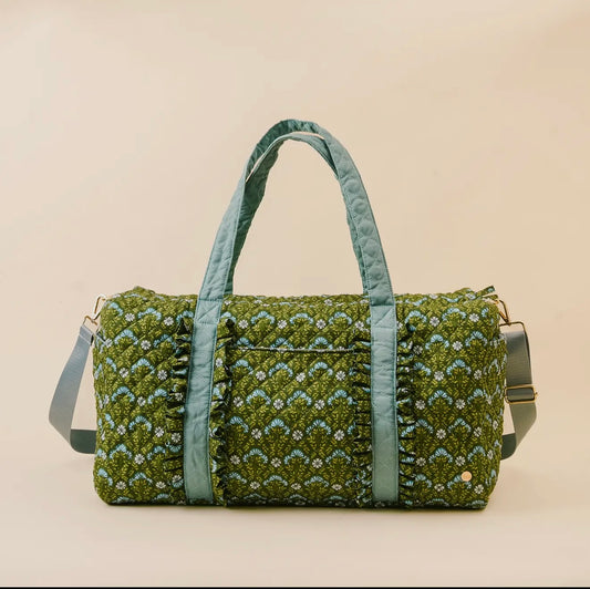 On the Go Quilted Weekender Bag